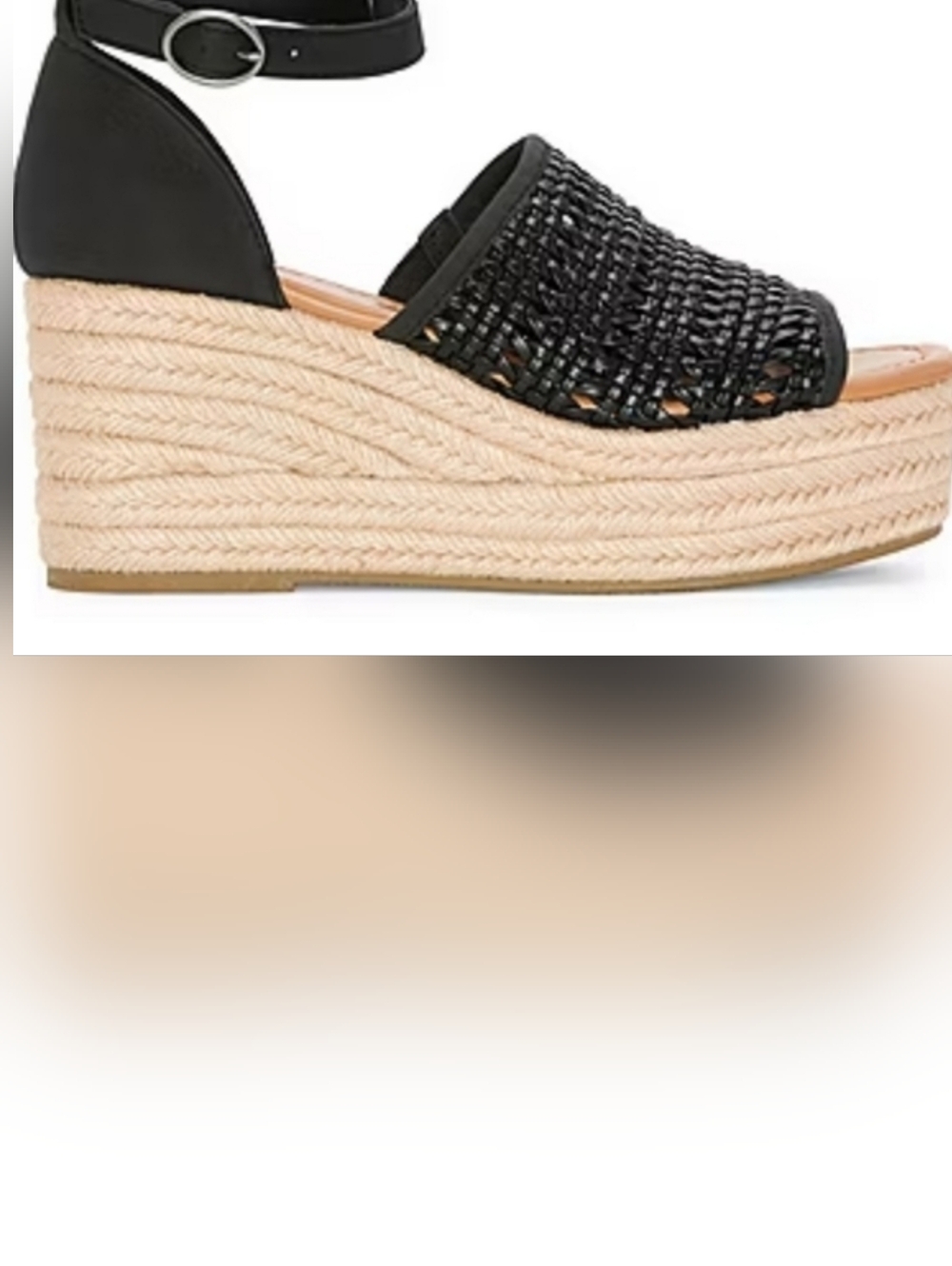 a.n.a Lisa Black Wedge Sandals. 7.5 - Picture 15 of 15